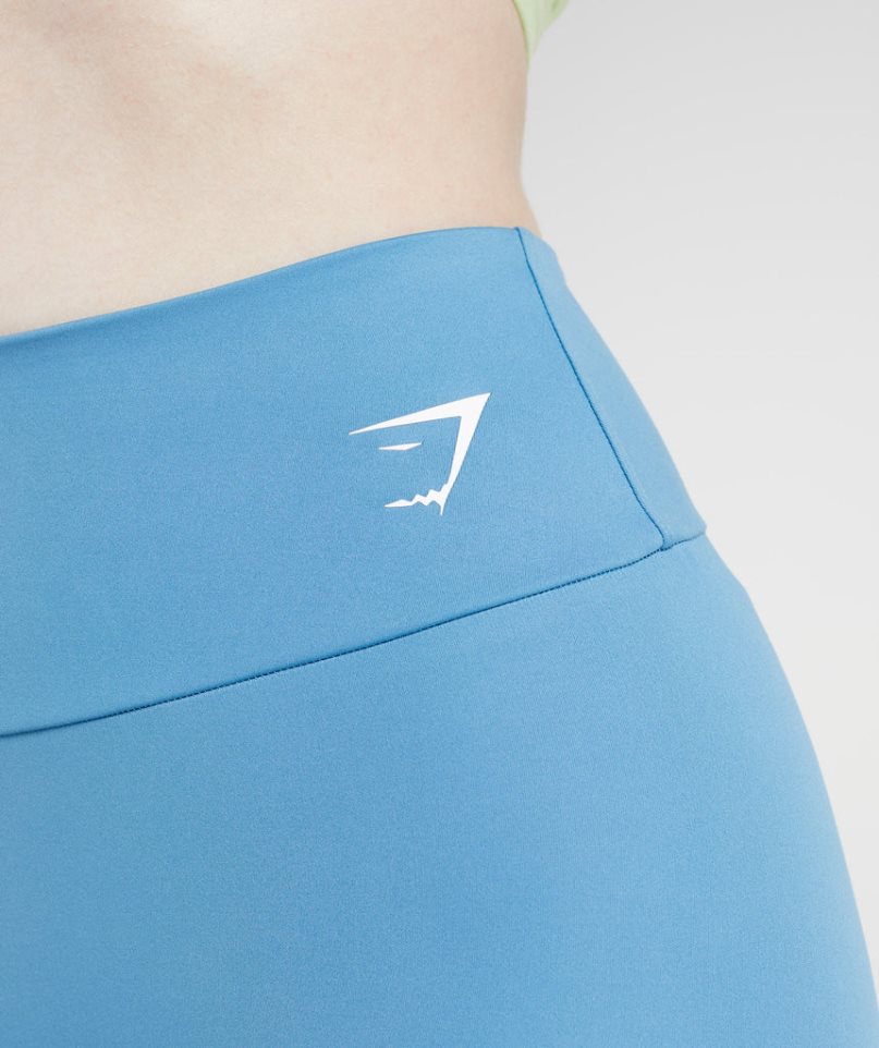 Women's Gymshark Training Leggings Blue | NZ 6NTIPW